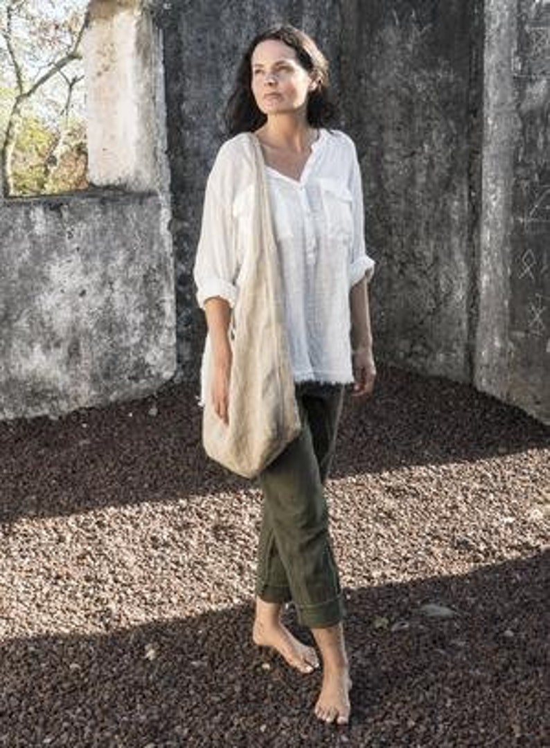 Nettle Fiber Grounding Sling Bag
