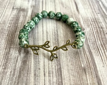 Tree Agate Bracelet// Tree branch Crystal Bracelets// Earthly Natural Bracelet// Tree branches bracelet// Nature bracelet