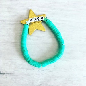 Mood Word Teen Bracelets// Teen Bracelets// Polymer Clay bracelets// Kids Teen Bracelets// Word Bracelets