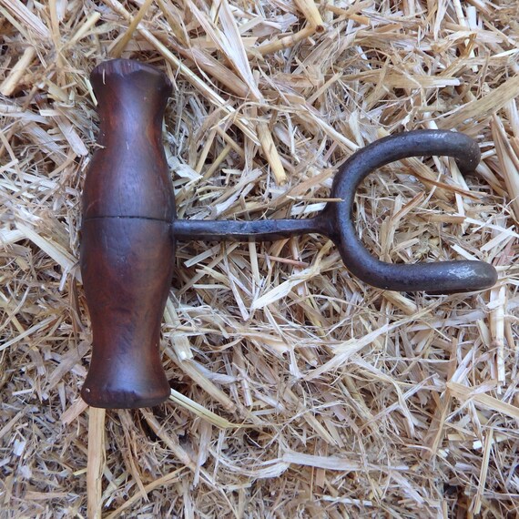 Antique/vintage double wool bale hook cotton farm bale Etsy