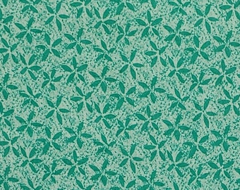 Fabric Traditions 2001 NTT, Inc. - Light Aqua Fabric with Dark Aqua Print