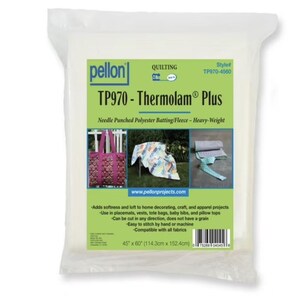 TP970-4560 - Thermolam Plus Needle Punched Polyester Batting/Fleece Heavy Weight 45"x60"
