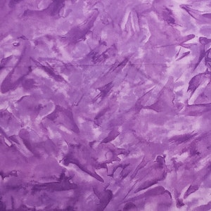 Nancy Crow for Henry Glass John Kaldor - Light Grape Colored Batik-Style Fabric