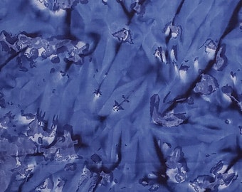 BATIK - Dark Blue Patterned Fabric