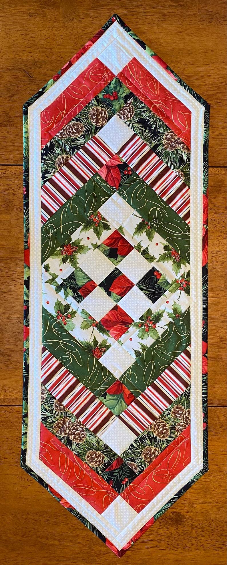 Friendship Braid Table Runner Christmas Etsy