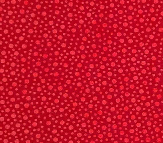 Red Quilt Cotton Fabric by Keepsake Calico