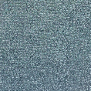 Denim Blue Fabric / Silver Metallic Thread