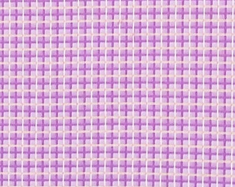 EOB - "Fantasia" for Red Rooster Fabrics DSN#17742 - Light Purple Fabric / Purple and Yellow Squares