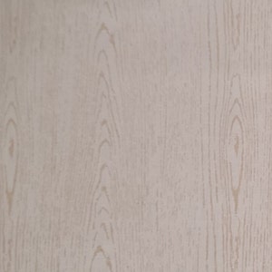 May include: A close-up of a light beige woodgrain surface.