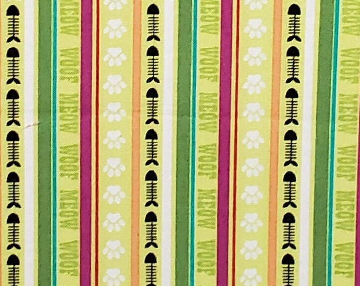 Woof Woof Meow Fabric