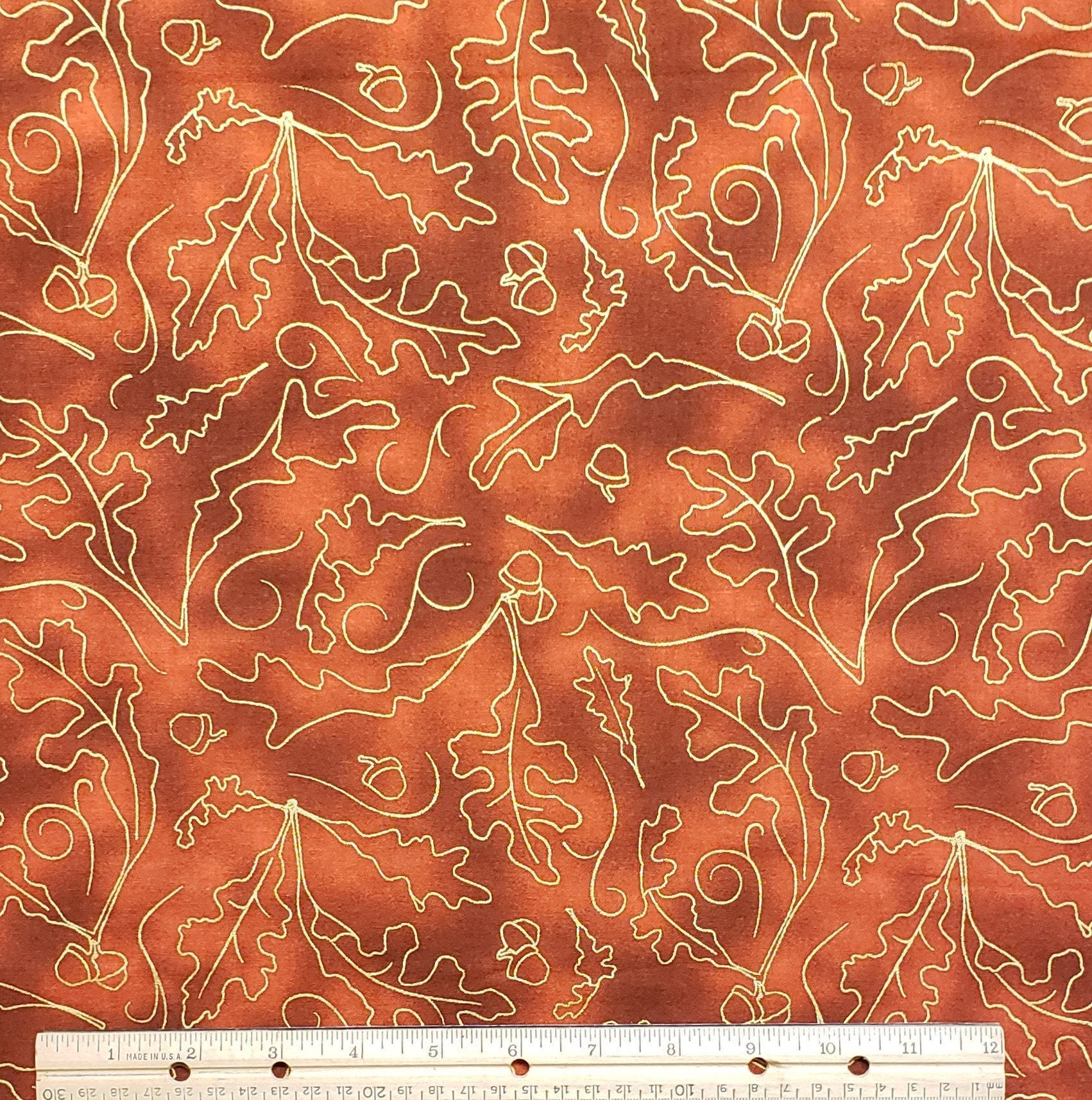 Joann Fabric and Craft Stores - Burnt Orange Tonal Fabric