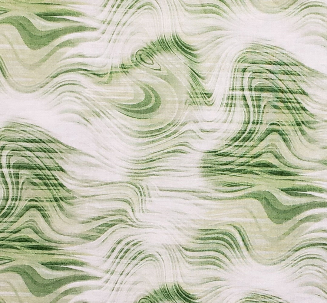 Joann Fabric and Craft Stores - Soft White and Green Wavy Stripe ...