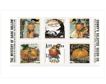 Pumpkin Patch Large Pumpkin Patch Fabric Panel by J Wecker Frisch for Riley Blake Designs Pattern PD14571-PANEL 2024 ~ 24" x 43"