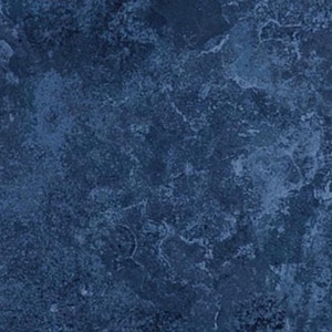 May include: A close-up of a dark blue, textured surface with a marbled appearance. The surface has a mottled pattern with lighter blue and white veins, creating a natural, stone-like aesthetic. The overall effect is a cool, sophisticated look.