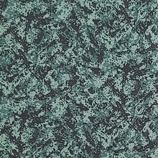 CP42248 Morocco Sponge Texture Legacy Studio - Green and Dark Green Sponge Print Fabric