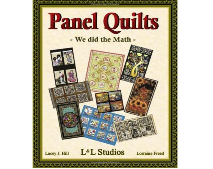 Digital Math Quilts Panel Quilts - We Did the Math - L&L Studios - Etsy