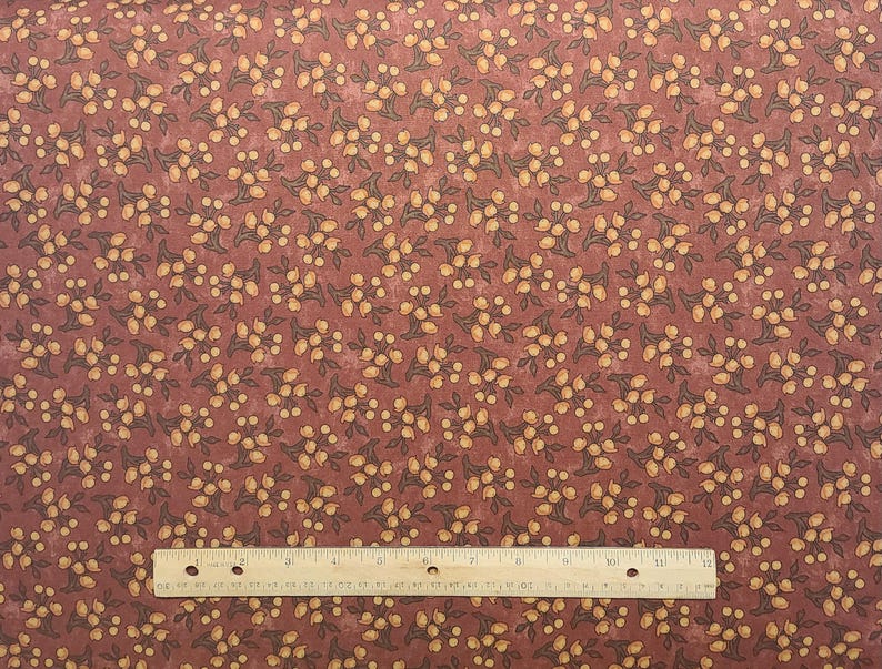 Pieces From My Heart Sandi Gervais for Moda - Rust Tonal Fabric / Brown ...
