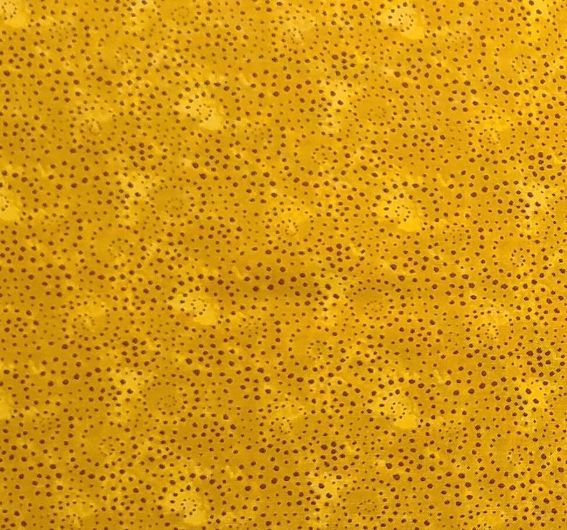 CP28346 Sapphire Jungle Spiral Dot - Butterscotch and Goldenrod Tonal ...