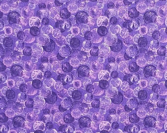 Purple and Pink Tonal Fabric with Bubble Print