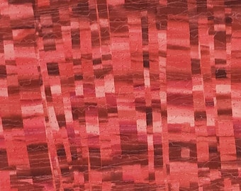 Color Collage for Red Rooster Fabrics Designs No. 15306 - LIGHTWEIGHT Red Tonal/Geometric Pattern