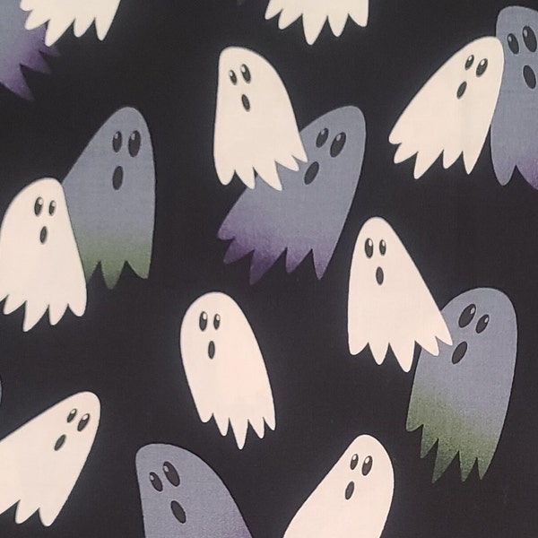 EOB - Faboolous Fun by Greta Lynn Kanvas Studios Benartex Pattern #Ghostly Glow-GL8976 - Glow in the Dark Fabric