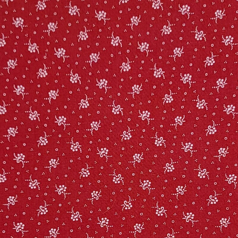 Redwork Fabric - Etsy