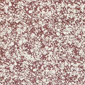 Wine Bordeau Colored Fabric / White &quot;Sponged&quot; Print - Selvage to Selvage Fabric