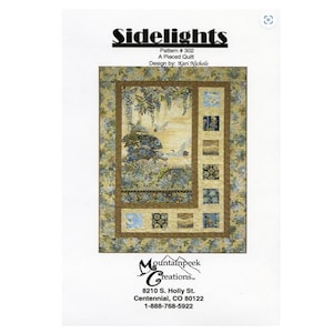 Sidelights Quilt Kit - Mountainpeek Creations / Kari Nichols (Halloween Colorway)