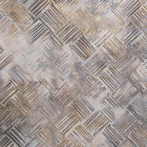 Hoffman California International Fabrics L2565-24 Tan - Tan/Gray Basketweave Pattern Batik Fabric