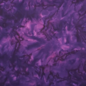 BATIK - Dark Purple Patterned Fabric