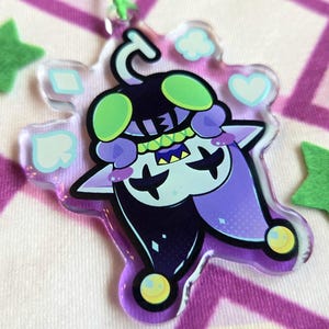 Jevil coloured charm