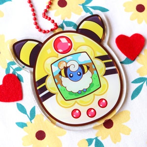 Mareep virtuell husdjursleksak akrylberlock