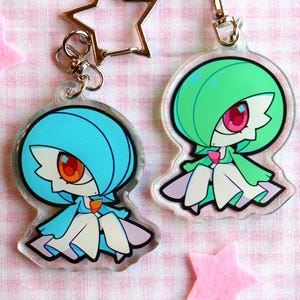 Charm acrylique scintillant Gardevoir