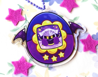 Dije acrílico para mascota virtual Meta Knight