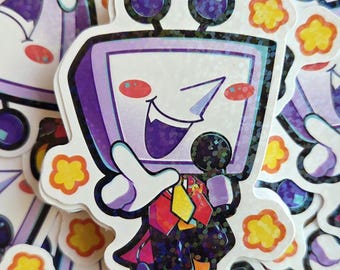 Pegatina brillante de Tiny Tenna