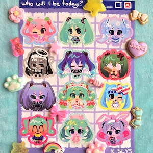 Who will I be today sticker sheet