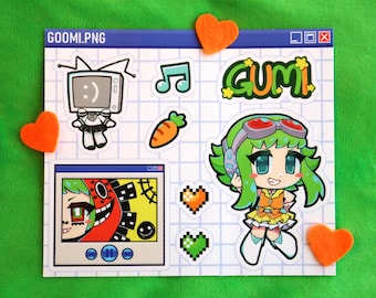 Gumi&#39;s window sticker sheet