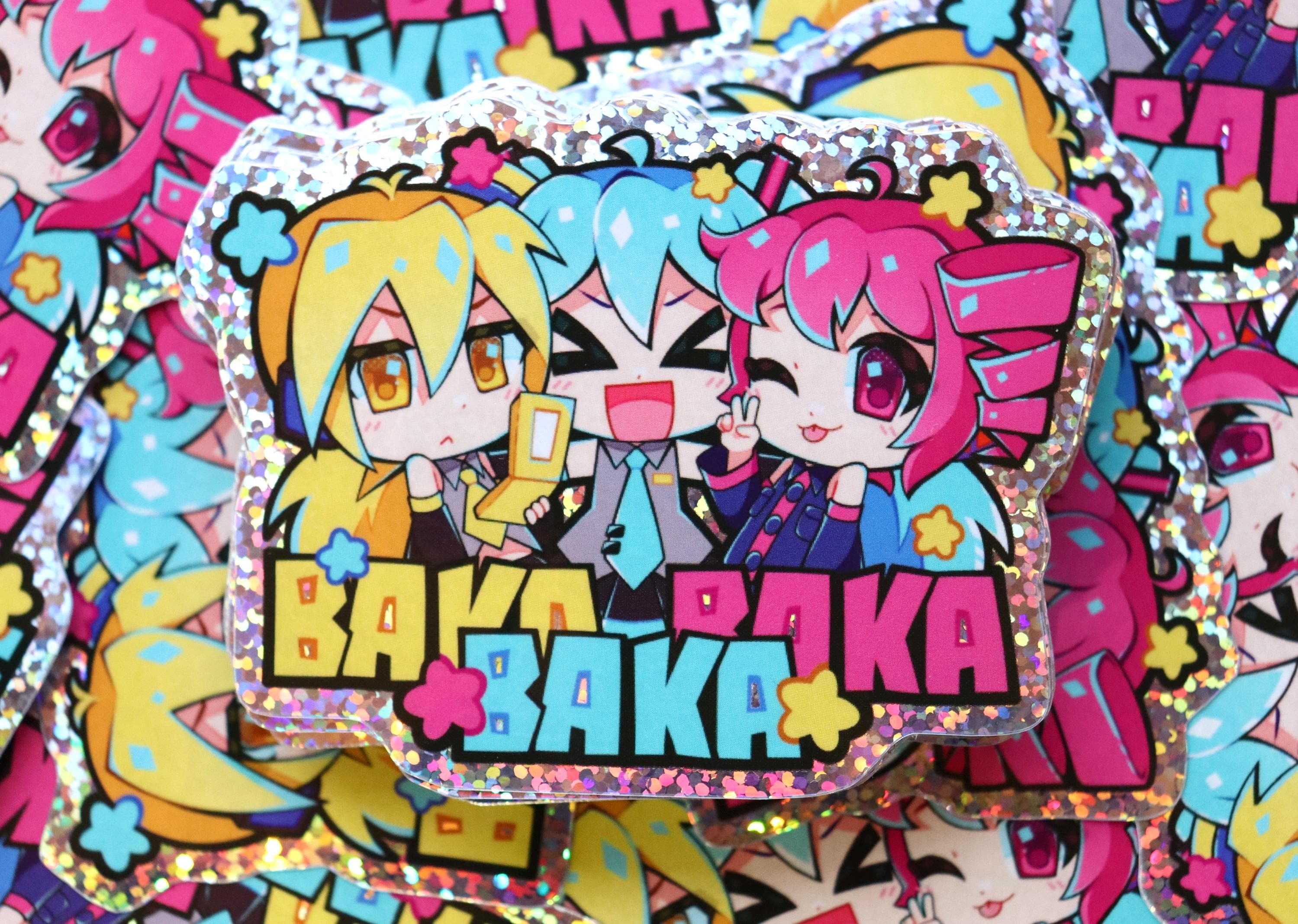 重音テト ステッカー - Etsy 日本