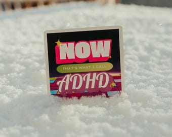 Det är vad jag kallar ADHD | Rolig vinylklistermärke