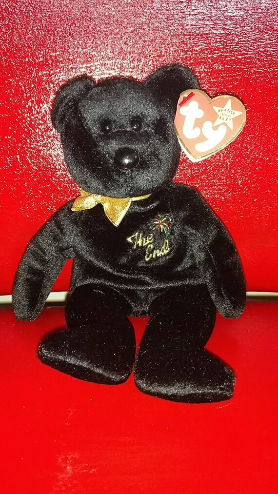 the end beanie baby rare tag