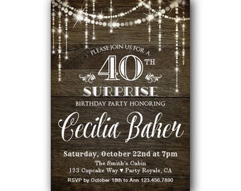 surprise 60th birthday invitation