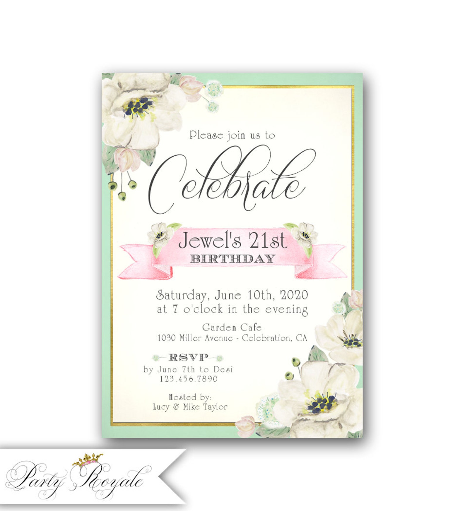 minted birthday invitations Pin on le bebe Friend Invitation