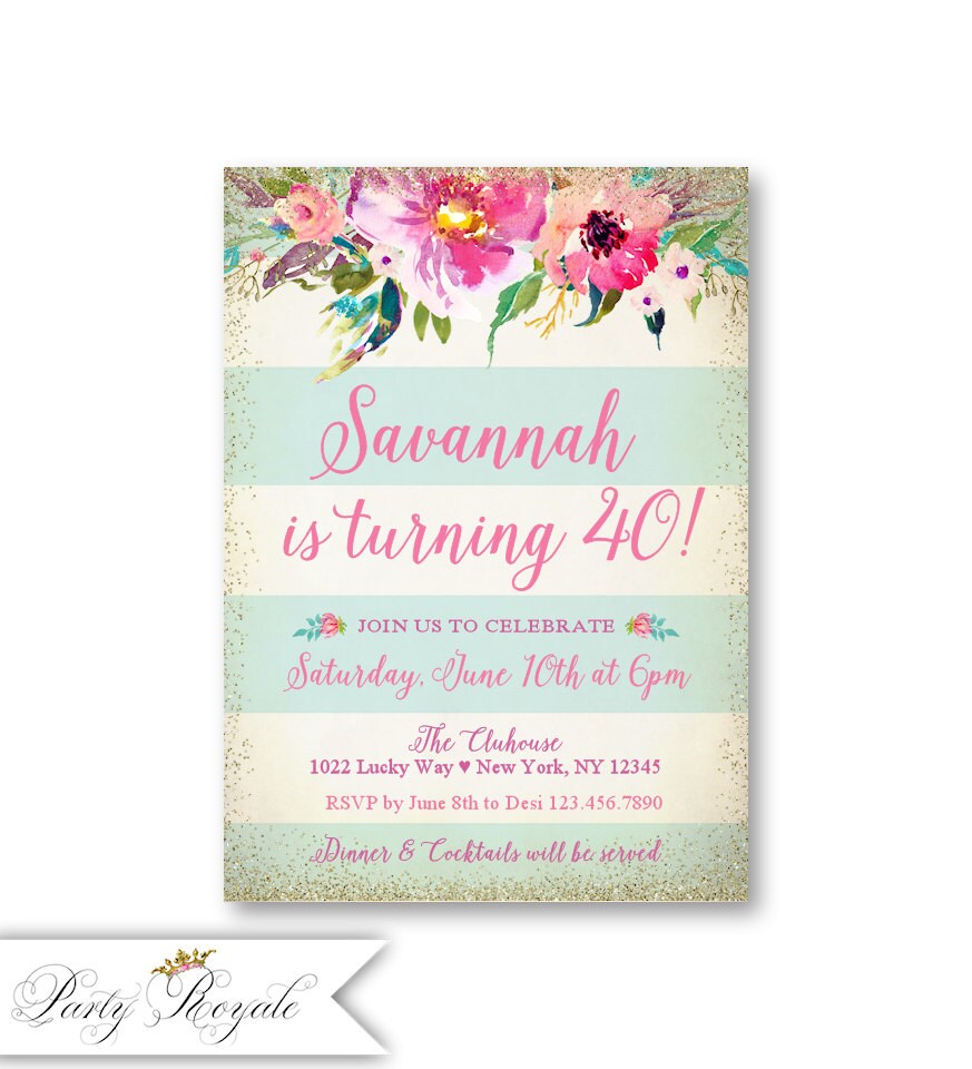 Invitacionesde Cumpleaos Nmero 40 Gratis Greetings Island Invitacionesde Cumpleaos Nmero 40 Gratis Greetings Island