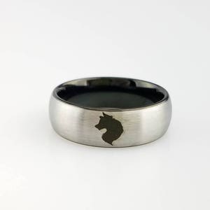 Wolframring Wolf, Wolf Wolf Wolf Wolf es ist Wolf Wolf es ist Wolf Herren Herrenring