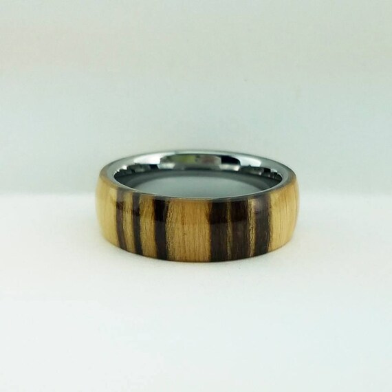 Mens Wood Wedding Band, Natural Wood Ring, Bentwood Ring, Wood Wedding Ring, Mens Ring, Bentwood Tungsten Ring, Mens Wood Ring