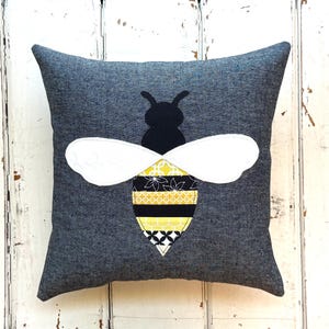 Patchwork Bee Pillow