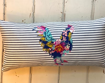 Small Decorative Rooster Pillow
