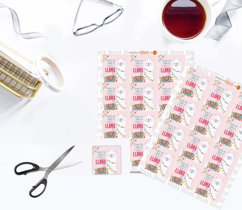 Llama Favor labels