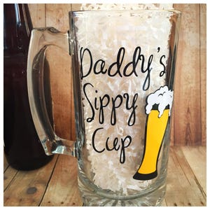 Daddys Sippy Cup Beer Glass - Dad To Be Gifts
