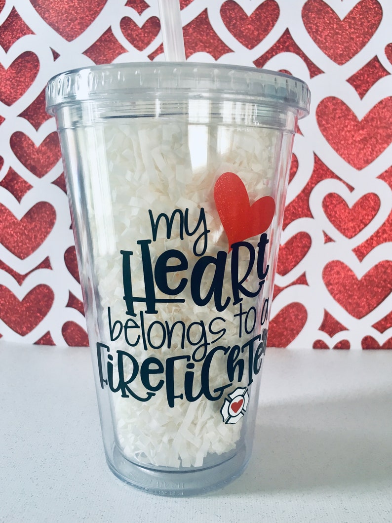 Mother Of A Firefighter Gift Firefighter Wife Tumbler EMS Week Gift Firefighter Tumbler